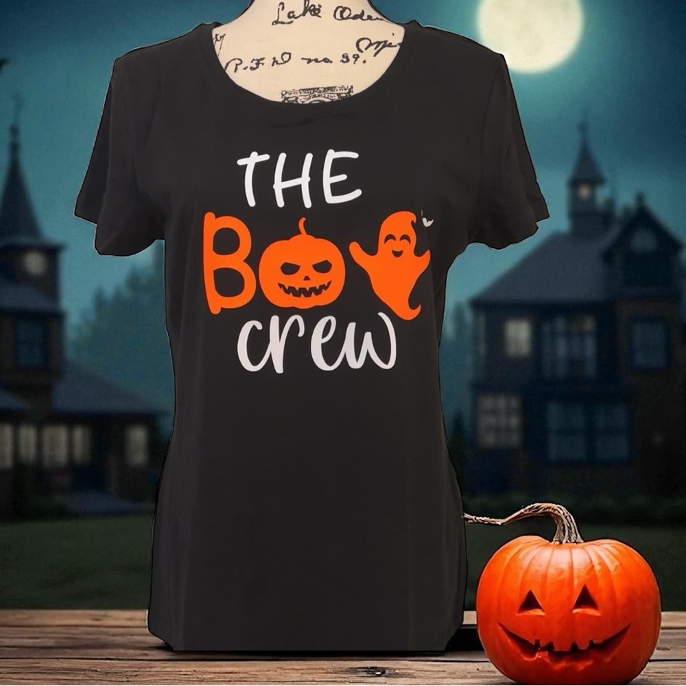 Custom “Boo Crew” T-Shirt | Halloween Graphic Tee | Spooky Season Shirt
